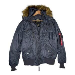 Alpha Industries Men's Black Bomber Jacket